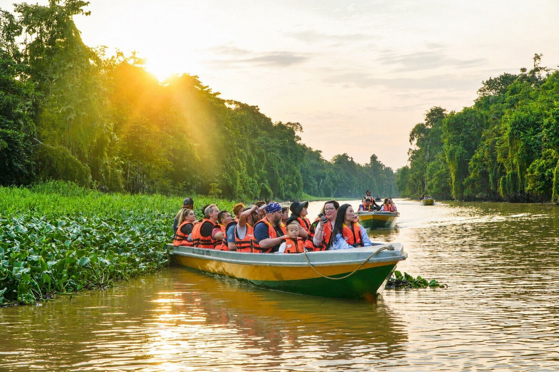 Photo: dawn on the Kinabatangan
